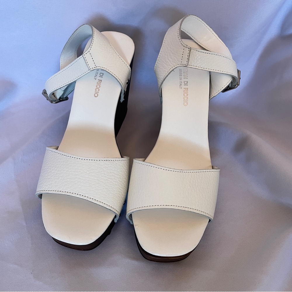 Chic White Women Sandals by Christian Di Riccio